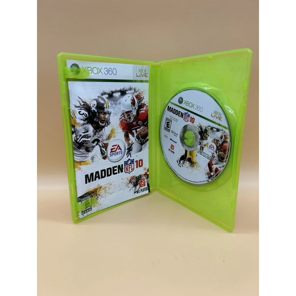 Madden NFL 10 Xbox 360 Live Complete CIB Tested Working w/ Manual